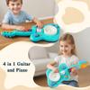 Didklom Children's Guitar Piano Learning Toy, 4-in-1 Educational Gift, with Touch Strings, Suitable for Children of 18 Months, Suitable for Boys and Girls view 2