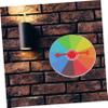 ADOCARN Wall Mount Prize Wheel Rotary Game Turntable for Teaching Activities and Draw Games Portable Hanging Wheel for Carnival Party and Interactive Events view 2