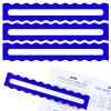 Amyhill 4 Pack Mahjong Guide Line Finder Acrylic Bright Scalloped Mahjong Rules Helper, Beginner Mah-jongg Rules Reader, Mah Jong Accessories Gift for Players Women (Royal Blue) view 1