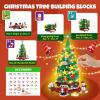 Advent Calendar 2025 Christmas Building Blocks Kit - Christmas Paradise Building Set with LED Light,24 Days Countdown Toys Building Set for Teen Boys Girls Gifts view 4