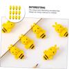 Abaodam 36Pcs Cartoon Bee Shape Erasers for Non Toxic Rubber Fun Classroom Gifts and Educational Stationery Adorable Childrens Pencil Erasers for School and Drawing Activities view 3