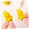 Abaodam 36Pcs Cartoon Bee Shape Erasers for Non Toxic Rubber Fun Classroom Gifts and Educational Stationery Adorable Childrens Pencil Erasers for School and Drawing Activities view 4