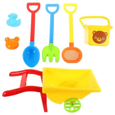 Milisten Portable Outdoor Beach Set Sand Playing Tools for Smooth Safe Surface Creative Design for Hand Coordination and Cooperative Play at Beach Pool