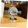 BESPORTBLE Chic Mini Crystal Globe Ornament Transparent Geographic Decor for Desktop Home Office Smooth Touch Creative Interior Decoration view 3