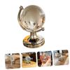 BESPORTBLE Chic Mini Crystal Globe Ornament Transparent Geographic Decor for Desktop Home Office Smooth Touch Creative Interior Decoration view 4