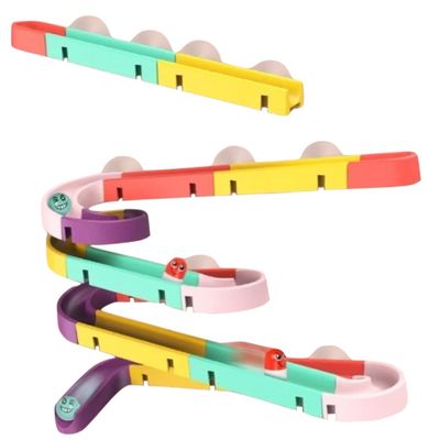 SUPVOX DIY Track for Colorful Marble Run Bath Educational Eye Hand Coordination and Cognitive Development Safe