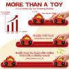 IOMDRWU Inertial Push Pull Car Toys for 1 Year Old Boy Girl, Toddlers 1-3 Birthday Gift, Baby Toys 12-18 Months, Vehicle for 6-9-12-18 Month, First Birthday Gifts for Boys Girls, Valentines Day Gifts view 3