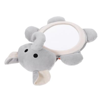 HOOTNEE Shatterproof Rearview Car Mirror with Adorable Cartoon Animal Design Acrylic Safety Mirror for Car Seats Lightweight and Compact for Travel Convenience
