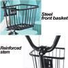 YUSIWOAL Large Pedal Tricycles for 3-8 Years Old,Boys and Girls Go Out 3 Wheel Bikes,Tandem Bicycle with Rear Seat,General Cruiser Bike with Basket/Armrest,Ride-On Trikes,Penumatic Tire view 4