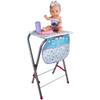 Lissi: 12" Baby Doll Bath Tub Set - Pink-Purple-Sea Design, Care Accessories, Convertible Bathing Station-Table, Swimsuit Outfit & Headband, Kids 2+ view 2
