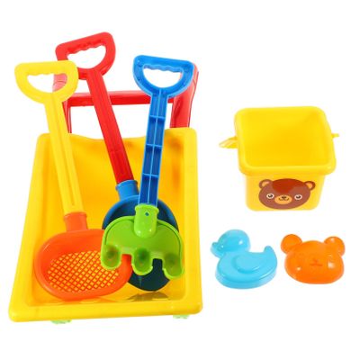 BESPORTBLE Outdoor Beach Set Sand Play Tools for Boys and Bright Sensory Sandbox Accessories for Hand Eye Coordination and Creative Fun
