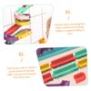 HEALSOPTHY DIY Ball Track Building for Educational Marble Run Bath for Boys and Enhances Creativity Hand Eye Coordination and Fine Motor Skills Easy to Assemble Gift view 3