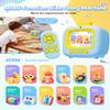 Prysyedawn Kids Story Machine Toys for 3-8 Year Old Boys Girls, Toddler TV Toys with Video Player, Music Player, 100+ Stories, Alarm Clock, Game, Chritmas Birthday Festival Gift for Kids (Blue) view 2