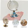 BESPORTBLE Mini Crystal Globe Ornament High Borosilicate Glass Geographic Globe Decor for Office Home Desktop Creative Compact Adornment Gift view 3