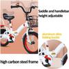YUSIWOAL Folding Tricycle,Rickshaw Trikes with Pedals,3 Wheels Bicycle with Back Seat,Cruiser Bike for Hanging Out,Single Brake,Pneumatic Tire Spoke Wheels view 4