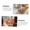 BESPORTBLE Creative Mini Crystal Globe Ornament Geographic Desktop Decor with Stable Base Unique Vivid Design for Home Office Versatile Table Decoration and view 2