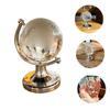 BESPORTBLE Creative Mini Crystal Globe Ornament Geographic Desktop Decor with Stable Base Unique Vivid Design for Home Office Versatile Table Decoration and view 3