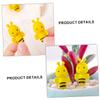 Abaodam 36Pcs Lovely Bee Shaped Erasers for Bulk Supplies Safe Non Toxic Painting Tools for Classroom Rewards Party Favors view 3