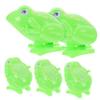 Beaupretty 5Pcs Wind Up for Cartoon Clockwork Animal for Early Learning Funny Retro Moving Frogs for Childrens Play and Decoration view 1