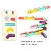 LRXIYODE Educational DIY Marble Run Track Building for Colorful Block Roller Ball Playset Safe Construction Birthday Gift view 4