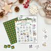 Ycyfckdr Christmas Bingo Game, Christmas Party Bingo Card Set, Suitable for Holiday Gatherings and Parties, Card Game for Family and Friends, 03 view 3