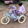 YUSIWOAL Tricycle Rickshaw with Pedals,Cruiser Tricycle with Armrest,Tandem Trike with Back Seat,Single Brake on Front Wheel,3 Wheels Bicycle with Back Basket(Greena,18Inch) view 4