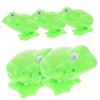 TOYANDONA 5Pcs Wind Up Clockwork Frog Cartoon Animal Jumping for Early Learning Hand Eye Coordination Safe Smooth Surface Gift view 1