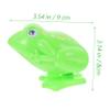 TOYANDONA 5Pcs Wind Up Clockwork Frog Cartoon Animal Jumping for Early Learning Hand Eye Coordination Safe Smooth Surface Gift view 2