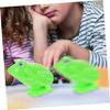 TOYANDONA 5Pcs Wind Up Clockwork Frog Cartoon Animal Jumping for Early Learning Hand Eye Coordination Safe Smooth Surface Gift view 3