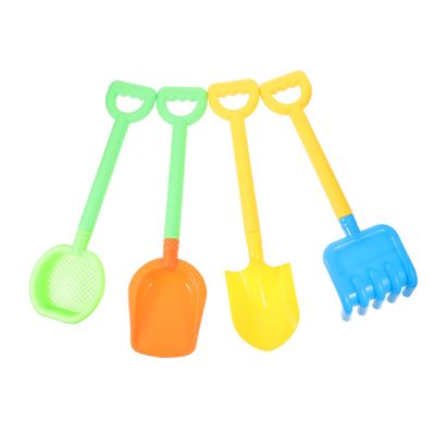 Beaupretty Portable Plastic Sand Shovels for Outdoor Gardening and Summer Beach Easy to Pack for Sandcastle Building and Backyard Play Random Color