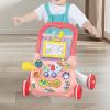 TWTCZOZ Activity Walking Toy Learning and Walking Toy with Multiple Activities Push Cart Activity Center Boys and Girls, Pink view 3