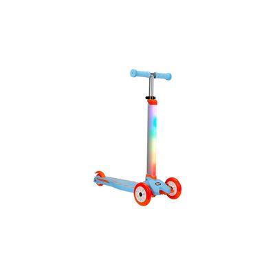 HomeStock 3 Wheel Glow Scooter for Kids - Lean Steering, Light Up Wheels - Outdoor Fun Ride-On
