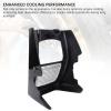 Luocute Chin Spoiler Fairing Front Spoilers Radiator Chin Cover, Front Chin Spoilers Radiator Motorcycles Fairing Chining Cover for Special FLTRXS ST FLTRXST view 3
