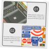 BESPORTBLE Childrens Traffic Rules Play Mat with Traffic Cones and Model Road Signs Educational City Map for Signals view 3