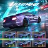 Authticar 1:43 Scale Mini RC Drift Car, 2.4GHz 4WD Desktop RC Drift Car, 15KM/h Handheld Racing Mini Vehicle with LED Lights, Speed Switching Racing Sport Toy for Adults Teens (Blue) view 4