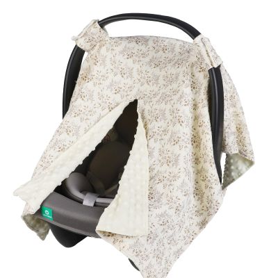 2-in-1 Baby Car Seat Cover, Baby Car Seat Canopy, Mom Nursing CoverEasy to Install ShieldMulti-Purpose | Winter Warm & Summer Shade Use