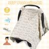 2-in-1 Baby Car Seat Cover, Baby Car Seat Canopy, Mom Nursing CoverEasy to Install ShieldMulti-Purpose | Winter Warm & Summer Shade Use view 2