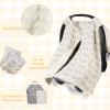 2-in-1 Baby Car Seat Cover, Baby Car Seat Canopy, Mom Nursing CoverEasy to Install ShieldMulti-Purpose | Winter Warm & Summer Shade Use view 3