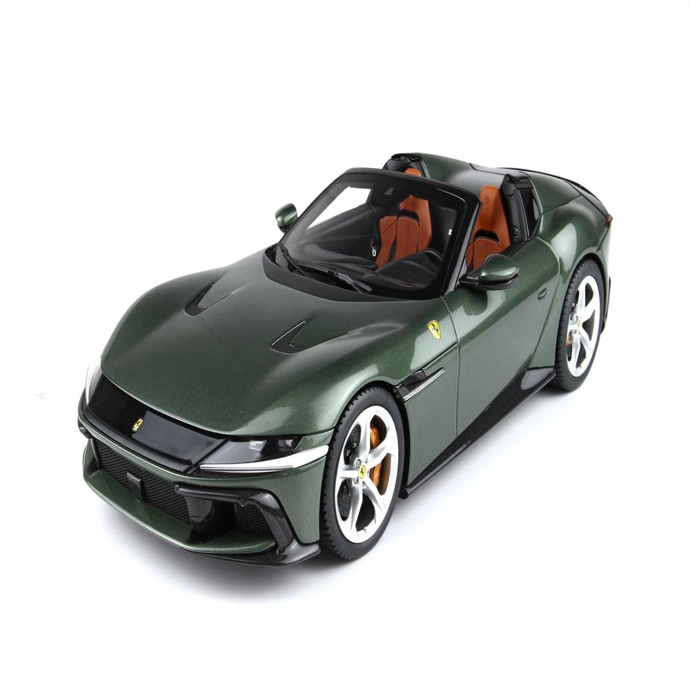 12Cilindri Spider Tuscany Green Metallic Limited Edition to 112 Pieces Worldwide 1/18 Model Car by BBR P18251E