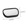 ORFOFE Adjustable Car Mirror Backseat Observation Mirror for Safety Stable Clip Installation for Cars Easy Angle for Full View view 2