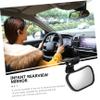ORFOFE Adjustable Car Mirror Backseat Observation Mirror for Safety Stable Clip Installation for Cars Easy Angle for Full View view 3