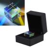 Estink K9 Optical Glass Prism Cube, 23mm Six Sided Stained Glass Prism with Built in Light for Photography Decoration Teaching Research view 4