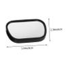 ZUNOXAZ Rear View Mirror for Car Observation Mirror with Impact Resistance Installation Wide Angle Safety Rearview for Backseat Monitoring view 2