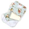 LAURA ASHLEY COLORFUL CANDY STYLE Ena's Garden N6023713-BTR Large Size Moving Pockets, Attachment Pockets, Set of 3, Fashionable, For Children, Children's Moving Pockets, Pocket Pouch, Handkerchief view 3