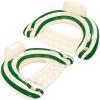 2 pcs Inflatable Pool Float Chair - 43" Pool Floaties Chair Floats Loungers for Swimming Pools Floating Lounger with Cup Holders Party Floaties for Adults (Dark Green) view 1