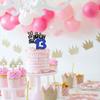 1 Pack Bruh I'm 13 Cake Topper Glitter Burh It's My 13th Birthday Cake Pick Happy 13th Birthday Cheers to 13 Years Cupcake Decorations Party Supplies Blue view 3