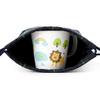 COLORFUL CANDY STYLE N3581303-BTR Drawstring Bag, Small, Cup Bag, Plaid, Dark Green x Yarn-Dyed, Navy Blue, 3-Piece Set, Girls, Boys, Fashionable, Kids, Cup Holder, Drawstring Bag, Small, Nursery view 4