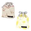 COLORFUL CANDY STYLE NU903100-BTR Drawstring Bag, Small, Set of 2, Cup Bag, Accessory Bag, Tool Bag, Kids, Cute, Fashionable, Pupbouquet and Mimosa Set, Girls view 1