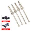 #45 Steel CVD Driveshaft Front Rear Drive Shafts Set for ARRMA 1/18 Granite GROM 1/14 Typhon GROM Upgrade Parts,Drive Shaft Thickened Upgraded Version (Silver) view 2