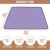YANENDIE Baby Play Mat - 50" X 50" Baby Play Mats for Playpen & Floor, Blue Pink Stripes Soft Foam Crawling Mat for Babies and Toddlers Infants, Foldable Waterproof, Machine Washable view 2